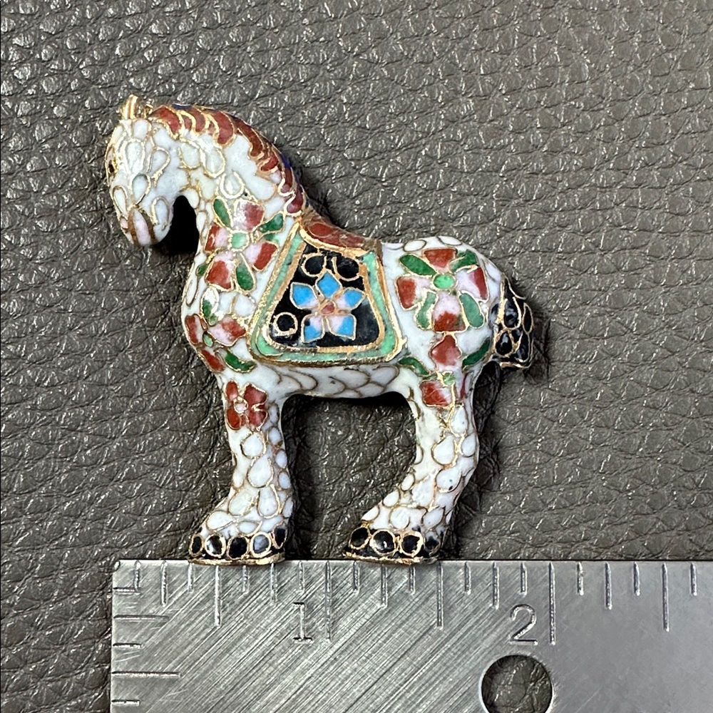 Rare Vintage Cloisonné Horse Bundle - Picture 8 of 9